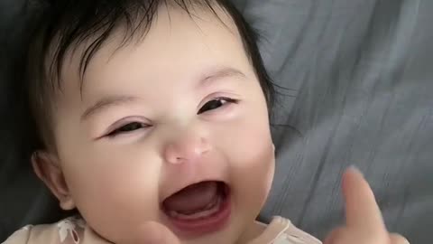 LITTLE CUTE BABY SMILE