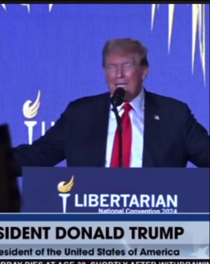 "Give Me Liberty or Give Me Death" - Trump Brings Down the House at Libertarian Convention