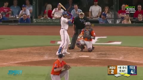 Benches Clear in Astros-Rangers Clash After Adolis Garcia Hit - A Detailed Breakdown"