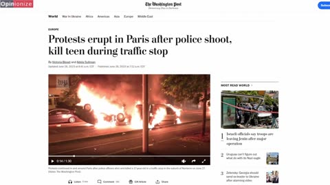Why there are riots and protests in Paris and events leading up to them