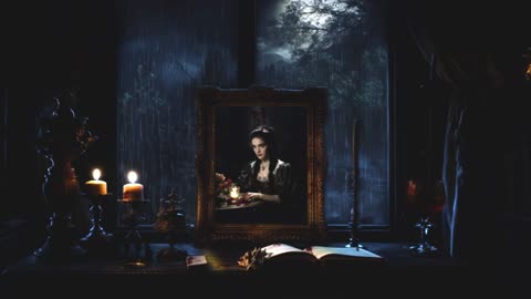 Dracula's Rainy Night: Mina's Portrait Ambience