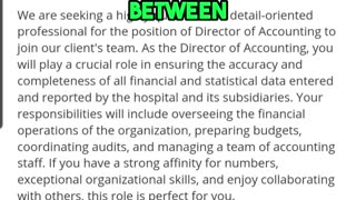 Job of the Day💰 $125K-$130K 🔥HIRING NOW! Director of Accounting