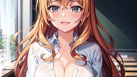 Kouko Kaga - Golden Time - #aiart #anime #sd