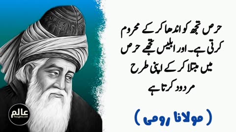 Molana Rumi R.A Qoutes | Life Changing Urdu Qoutes