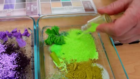 Mixing Random thing's into glossy slime ! Satisfying slime,
