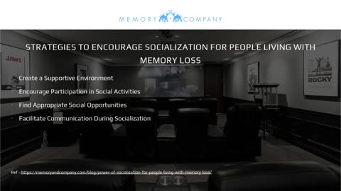 The Power of Socialization for People Living with Memory Loss