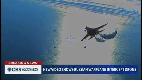 Video shows Russian fighter jet hitting U.S. military drone