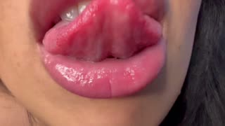 ASMR LENS LICKING