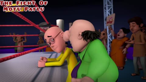 Motu Patlu | kids Cartoon| | Motu Then Fight For Patlu WWF