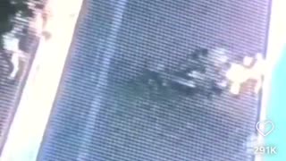 Slow motion video of the plane on 9-11.