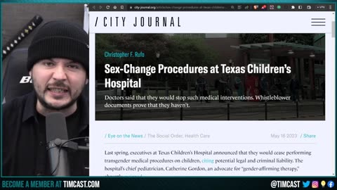 Leaked Documents Show Texas Children’s Hospital Is STILL Preforming Sex-Change Surgeries On Minors