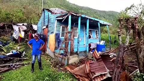 Storm Fiona destroys homes in Dominican Republic