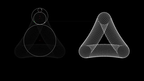 Satisfying 4K Hypocycloid Animation