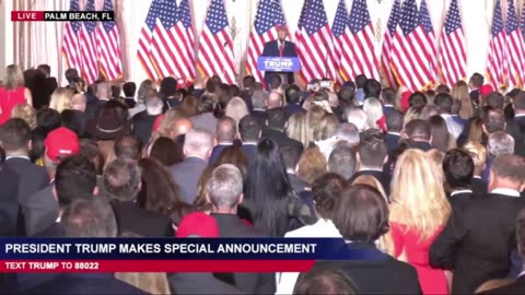 Donald J. Trump Holds Special Announcement at the Mar-a-Lago Club