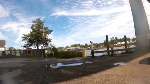 under the ICW bridge in cherry grove boat ramp