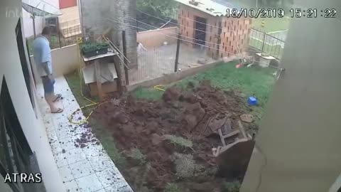 Man tries to kill cockroach and ends up blowing up his own backyard