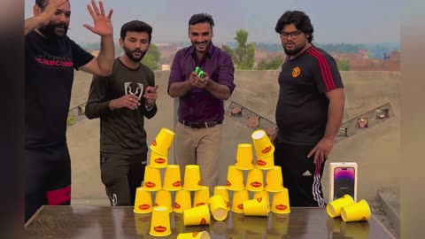 Break the pyramid and win iphone Ateeq Chaudhry