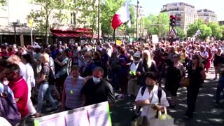 Protests in France against health pass for fifth weekend