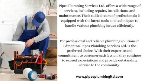 Trusted Plumbers in Edmonton | Pipes Plumbing Services Ltd.
