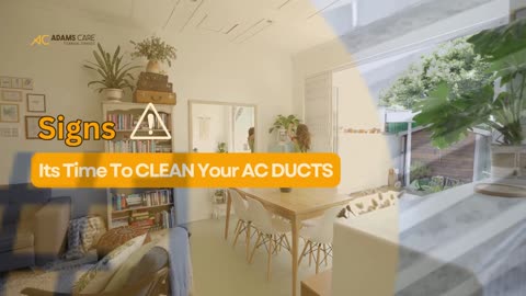 Signs! Its time to clean your Ac ducts