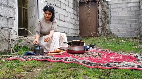 Villager girl😋 cooking lunch in winter day | my daily routine 🔥