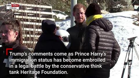 Donald Trump says Prince Harry would be ‘on his own’ if he becomes president
