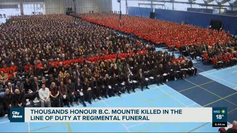 Thousands gather for funeral of Burnaby Mountie Const. Shaelyn Yang