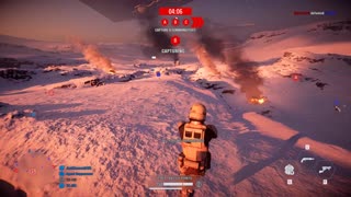 Star Wars Battlefront II Instant Action Co-Op Mission Hoth (Empire) Gameplay