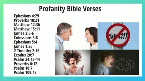 Profanity Bible Verses