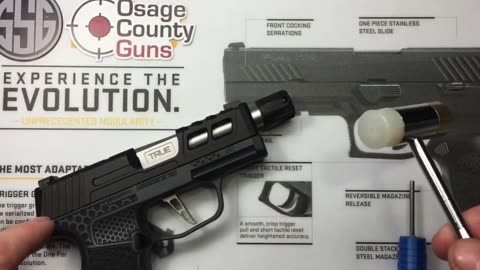 Sig Sauer P365 manual safety conversion kit by Osage County Guns