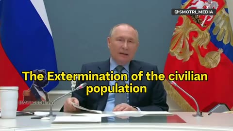 Putin speaks on the Gaza Holocaust..
