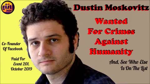 DUSTIN MOSKOVITZ - CRIMES AGAINST HUMANITY