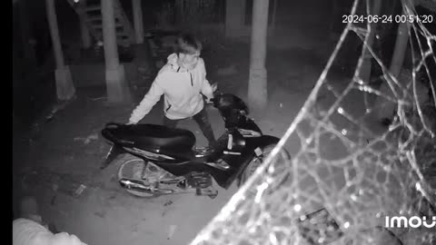 Find the identity of my motorbike thief