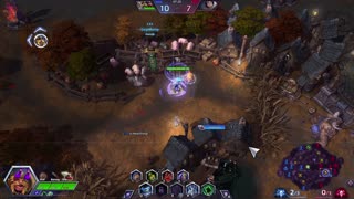 Heroes of the Storm - the Lost Vikings play - 1v1 training vs a frenn - Cursed Hollow | versing Mei