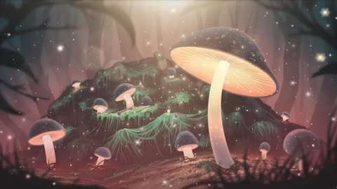 Magic Mushroom Forest Music 🍄✨ Healing Nature Sounds, Magical Flute