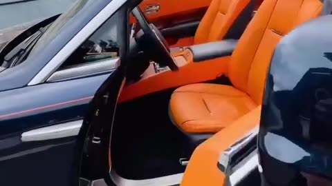 Check out how to open the luxurious rolls Royce car.