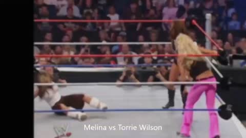 Melina Vs Torrie Wilson Fight