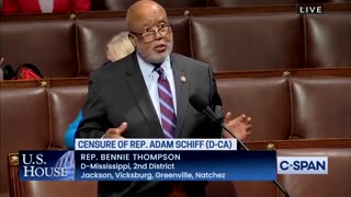 Race Grifter Rep. Bennie Thompson: "Republicans are targeting Adam Schiff"