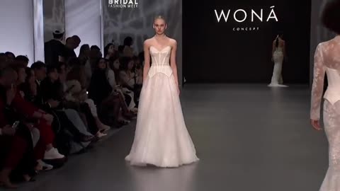 Wona Concept Bridal Spring 2025 _ Barcelona Bridal Fashion Week - 4K Fashion Feed