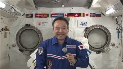 ISS's Furukawa Speaks with Japan's -Young Astronauts-