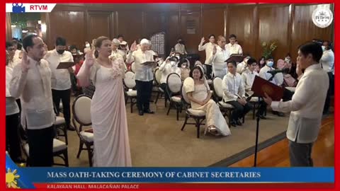 MASS OATH-TAKING CEREMONY OF CABINET SECRETARIES