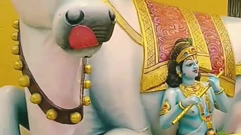 Lord Krishna con la sua mucca Kamadhenu 🐄 DOCUMENTARIO La mucca celeste madre di tutte le MUCCHE.è una bovina divina descritta nell'induismo come la madre di tutte le MUCCHE.é la mucca celeste a Goloka di Lord Vishnu o Krishna nell'induismo