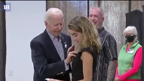Joe Biden Being Creepy with his Granddaughter [Natalie Biden]