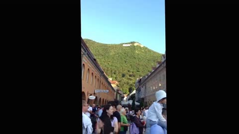 Brasov outdoor orchestra Romania