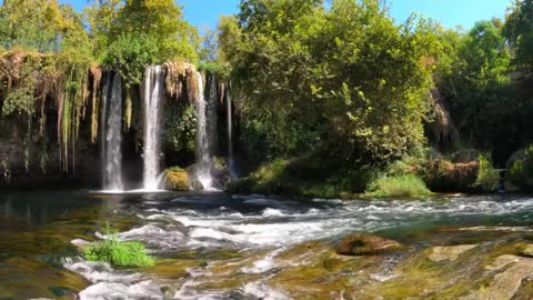 Beautiful sight of waterfalls