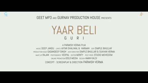 Yaar_Beli___Guri_(Official_Video)_Deep_Jandu___Parmish_Verma___Punjabi_Songs