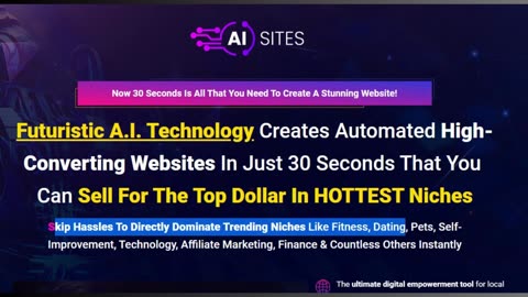 AiSites Review - Effortless Website Building Powered by AI.