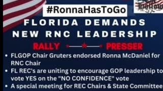 LIVESTREAM 0830 EST: Florida Demands New RNC Leadership Rally/Presser