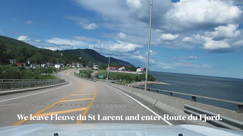 Route de Fleuve , Route of the Ste Lawrence River.