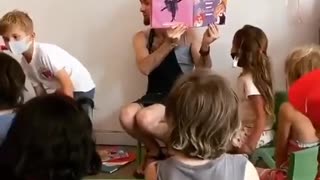 Drag Queen reading to children